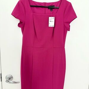Nordstrom Vibrant Pink Midi Dress